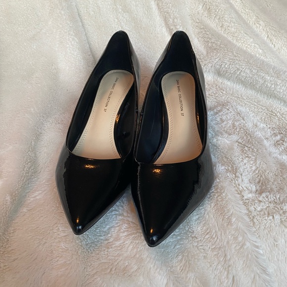 Zara Mid Heel Block Pumps - Picture 6 of 7